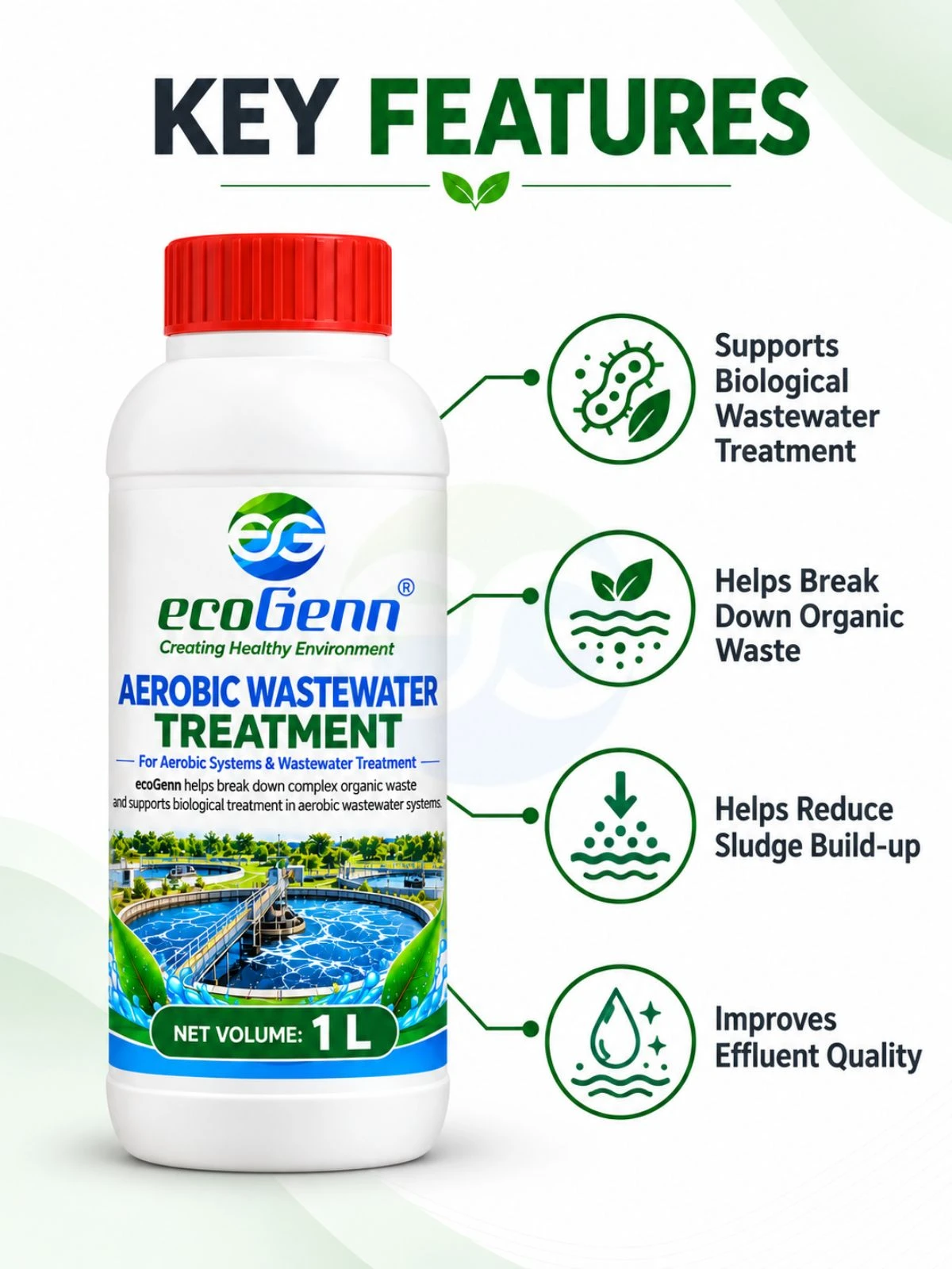 AWT™ | Aerobic Wastewater Treatment – 1 L | 500 ML | 250 ML