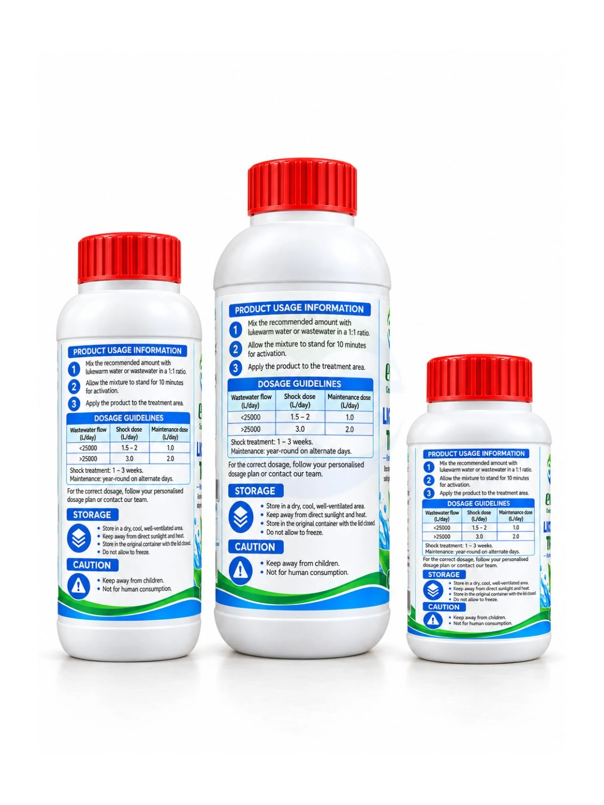 AWT™ | Aerobic Wastewater Treatment – 1 L | 500 ML | 250 ML