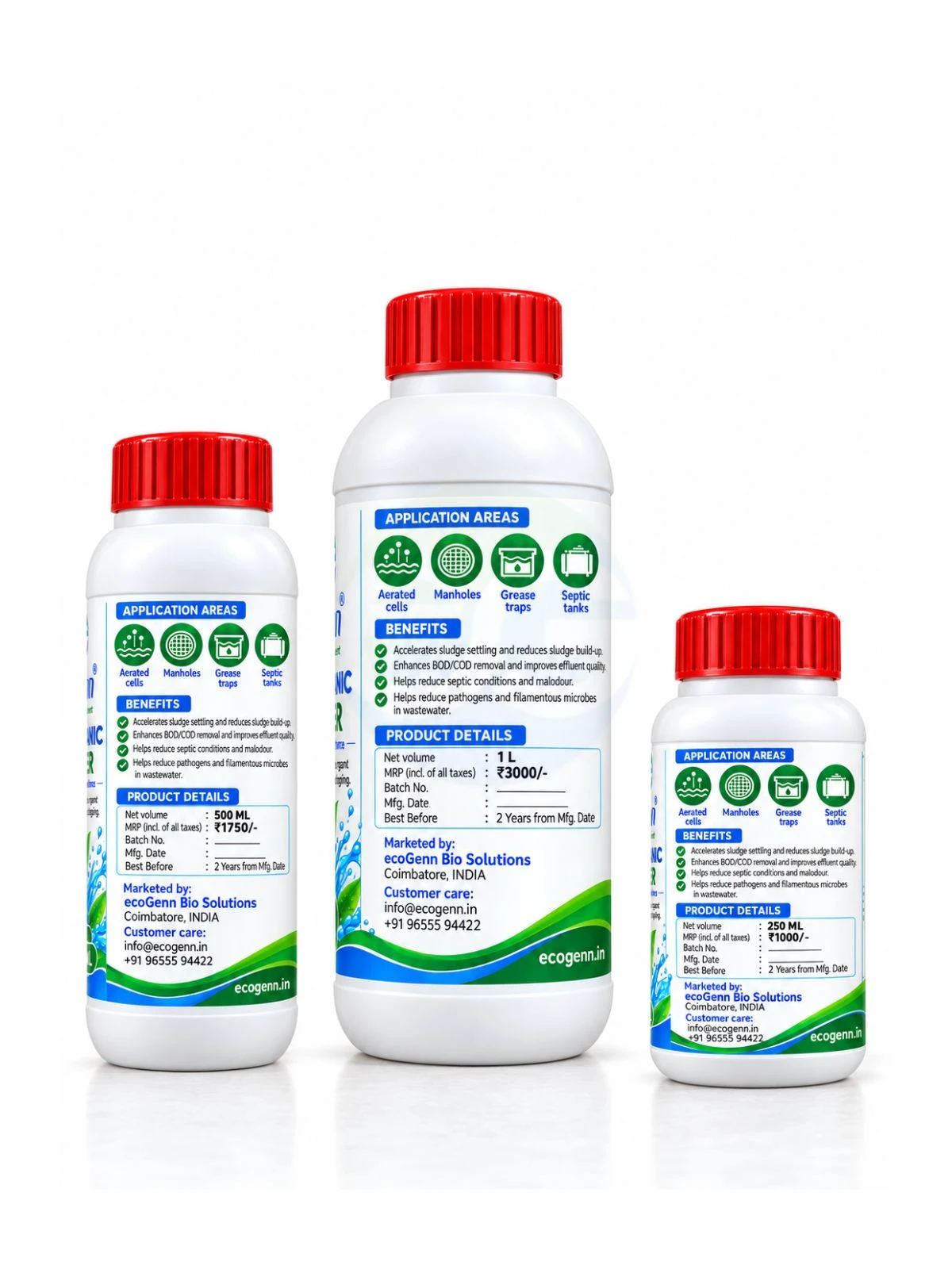 AWT™ | Aerobic Wastewater Treatment – 1 L | 500 ML | 250 ML