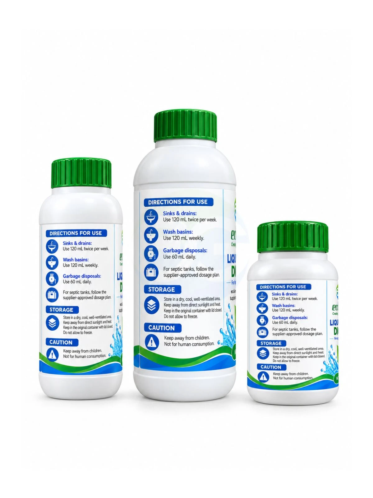 LOD™ | Liquid Organic Digester - 1 L | 500 ML | 250 ML