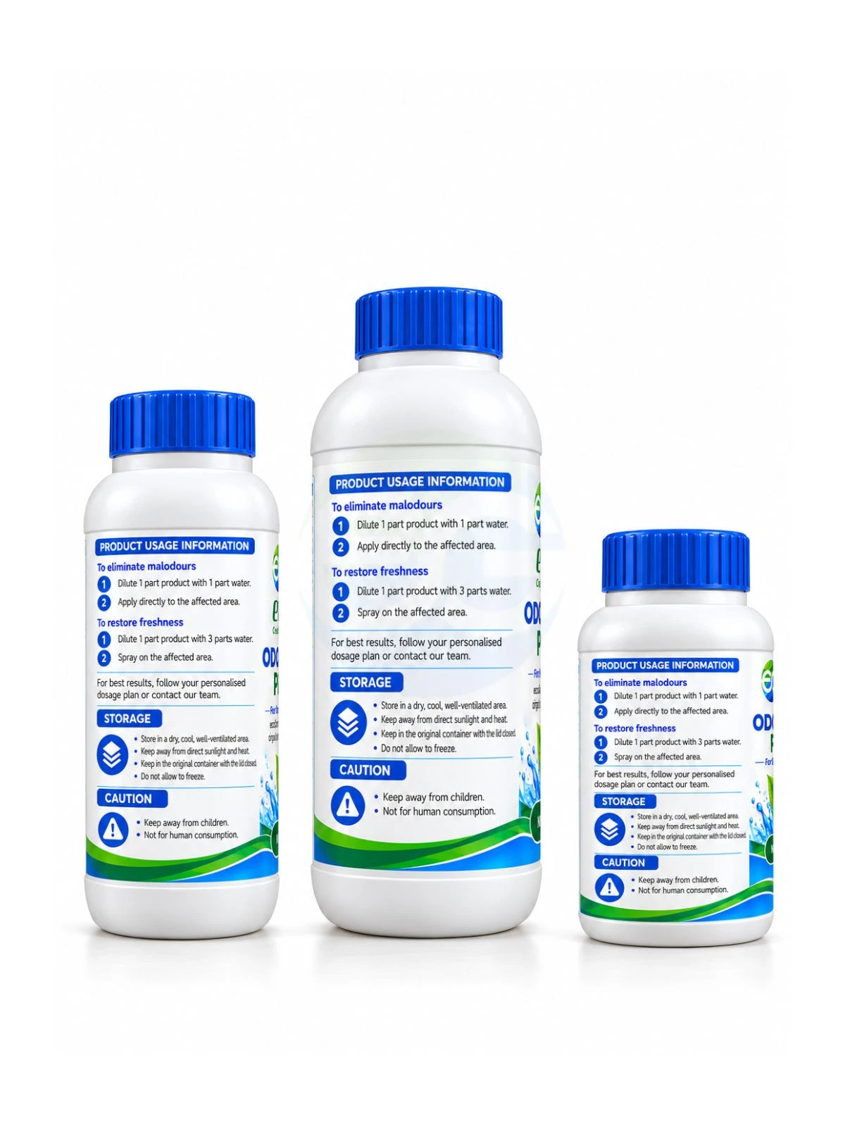 OEP™ | Odour Eliminating Product – 1 L | 500 ML | 250 ML