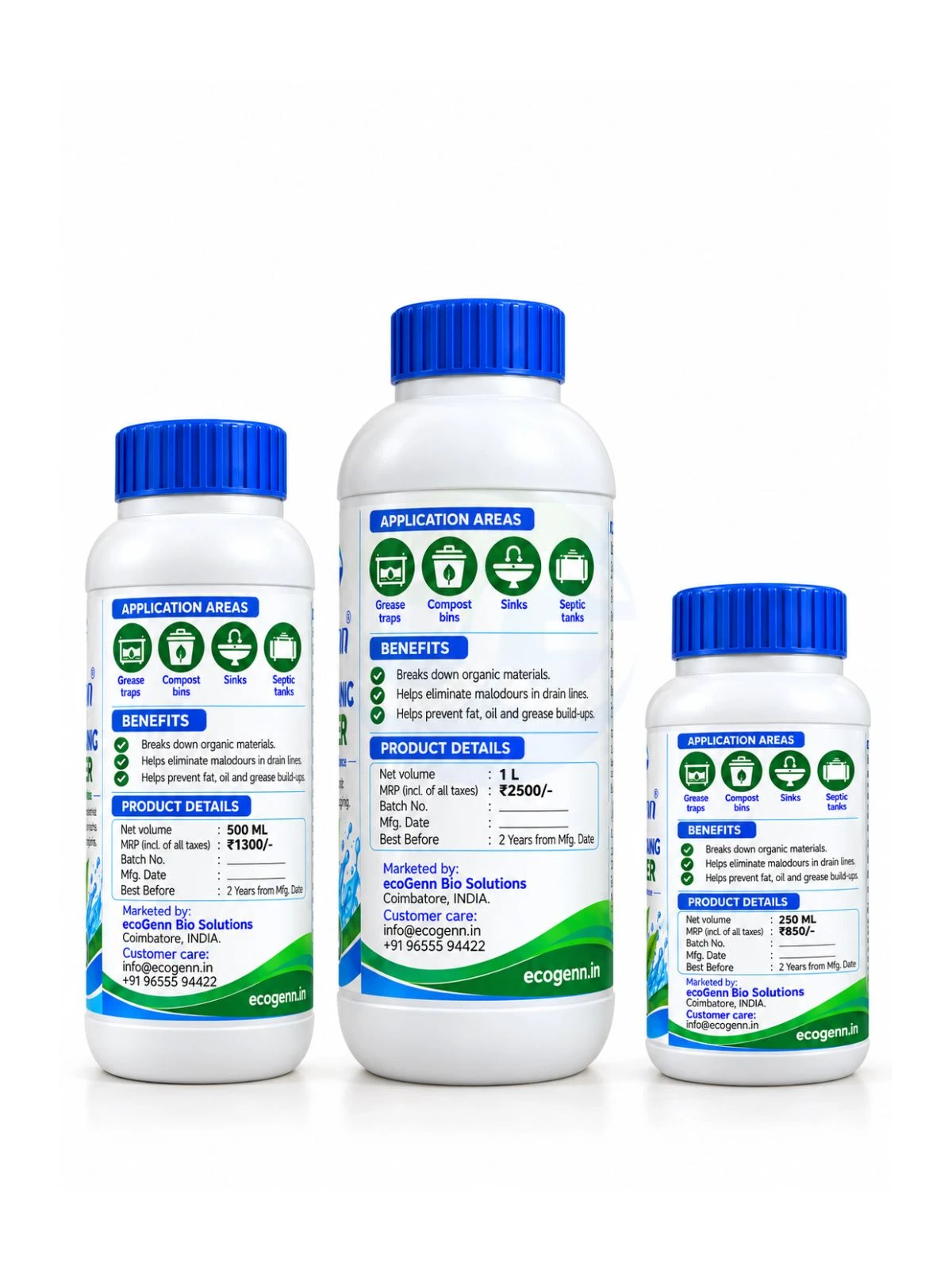 OEP™ | Odour Eliminating Product – 1 L | 500 ML | 250 ML