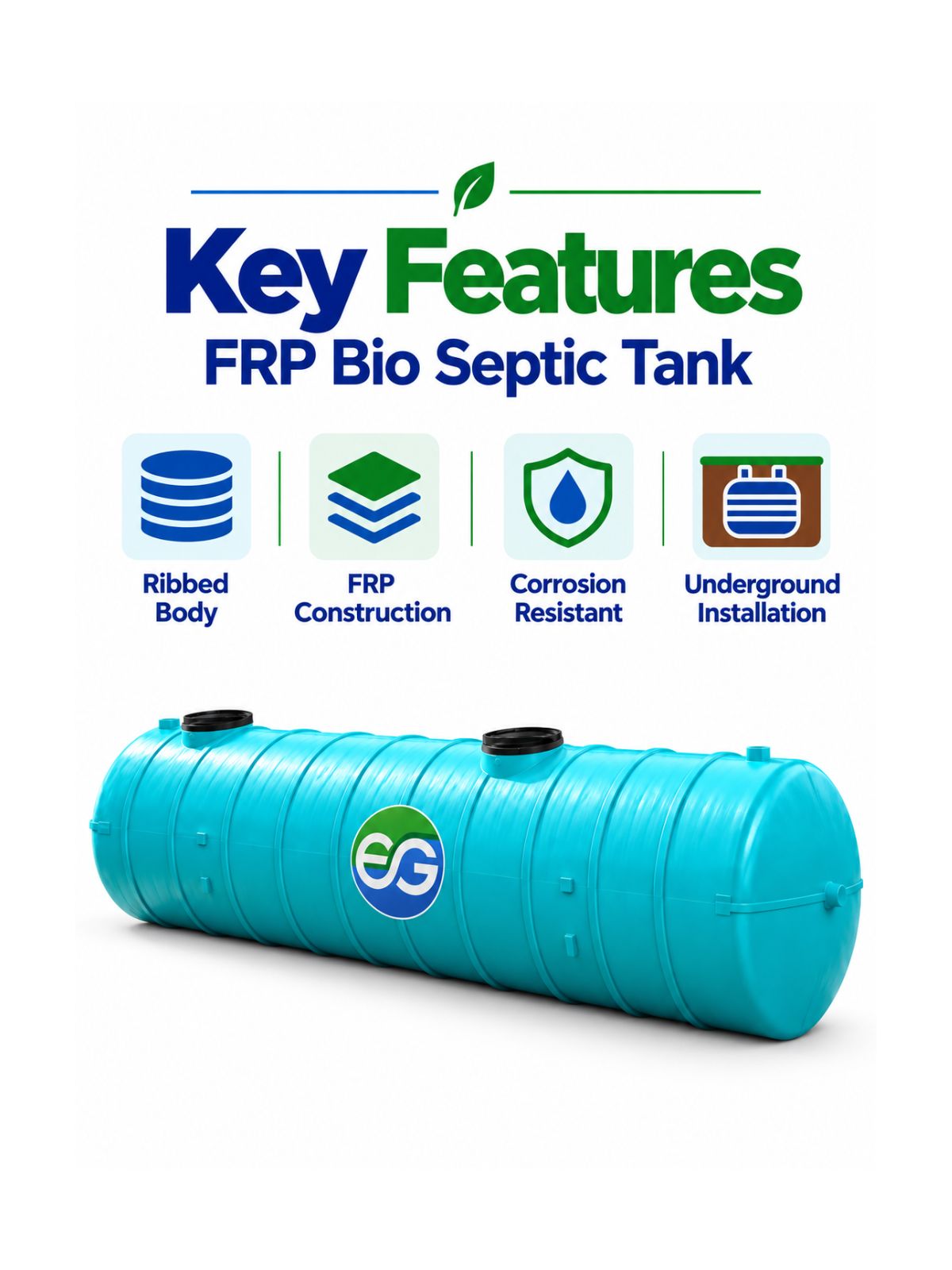 Custom FRP Bio-Digester Tank